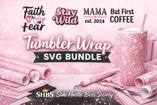 TUMBLER WRAP PNG BUNDLE